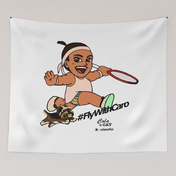 Item preview, Cute Caro Caroline Garcia Tennis designed and sold by Colacatlee.