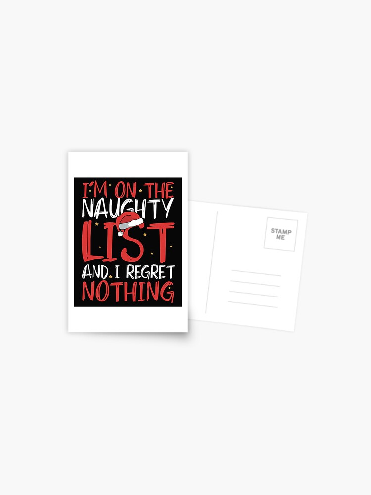 Inappropriate Xmas funny Christmas gag gifts On the naughty list