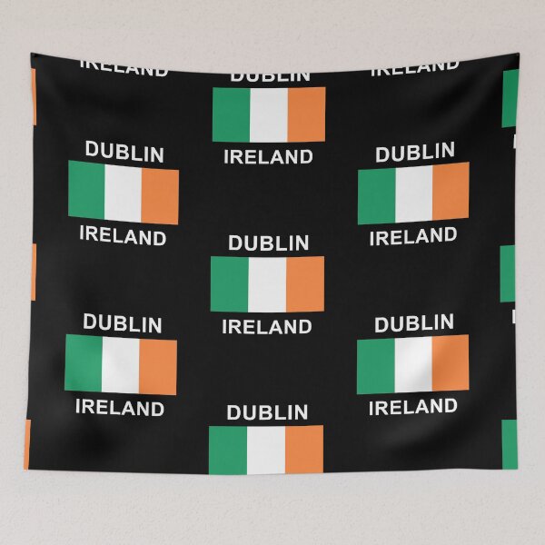 Artikelvorschau, Dublin Irish Ireland Flag entworfen und verkauft von Grayforth.