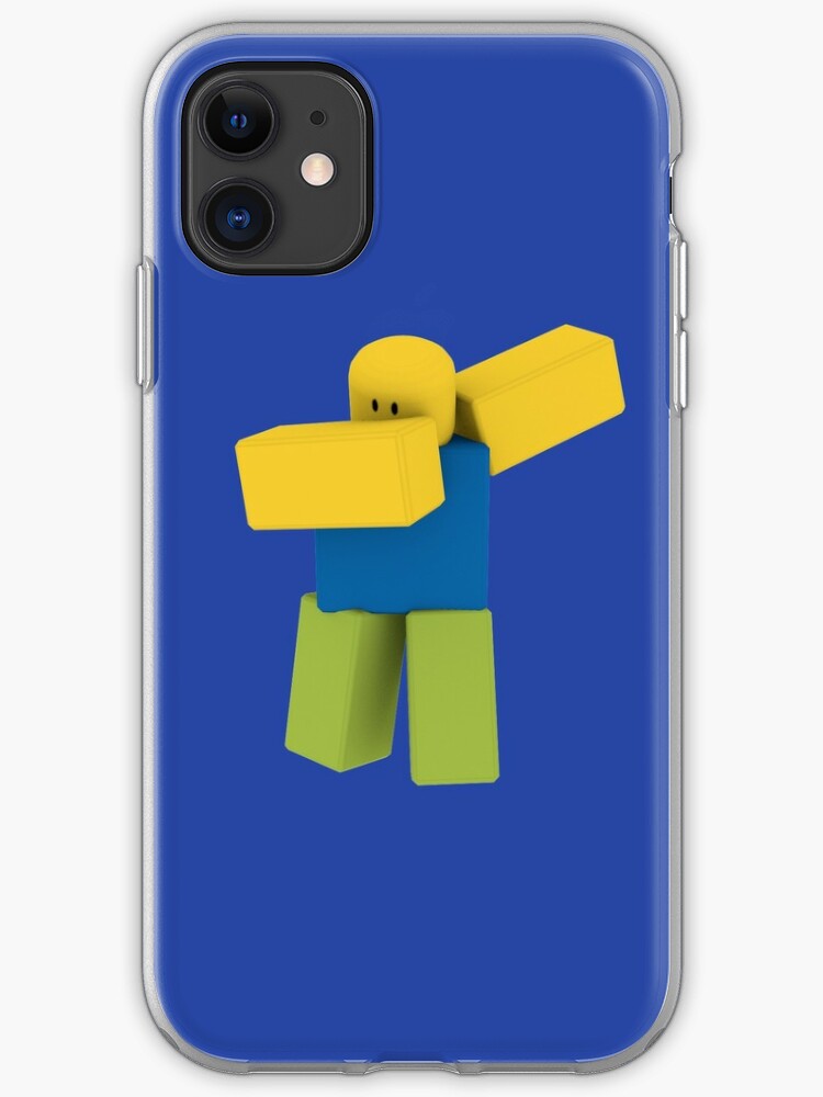 Roblox Dabbing Noob Oof Shirt Iphone Case Cover By Smoothnoob - roblox soft boy shirt