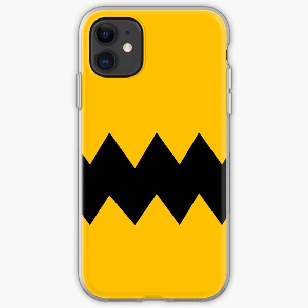Charlie Brown shirt pattern iPhone Soft Case