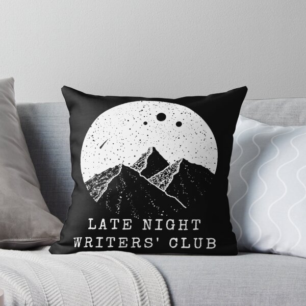 Item preview, Late Night Writers' Club - Funny, Stylish Gift for Writers, Authors, Novelists - Ice Cool Mountains Edition designed and sold by TurtleWitch82.