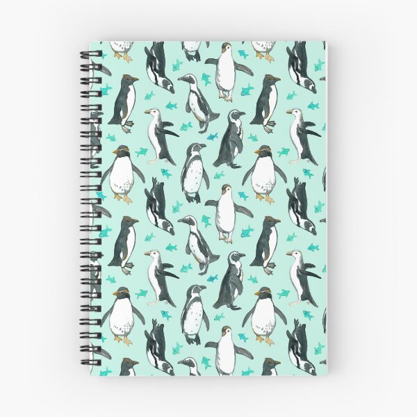Item preview, Lots of Little Penguins on mint designed and sold by micklyn.