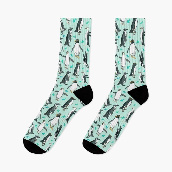 Item preview, Lots of Little Penguins on mint designed and sold by micklyn.