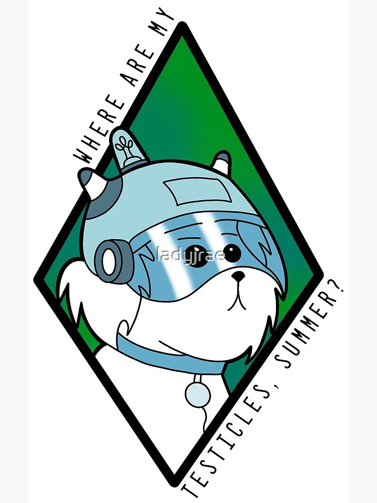 Snuffles - Rick and Morty - Where are my testicles Summer? by ladyjrae
