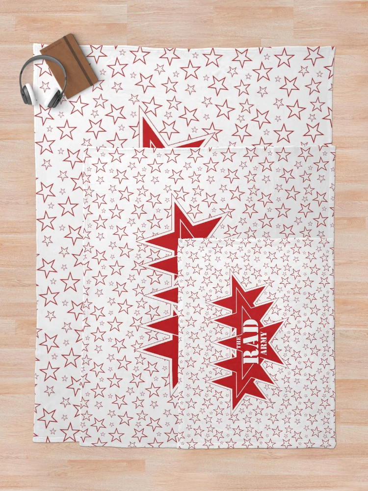 Thumbnail 5 of 6, Throw Blanket, The RAD Army. designed and sold by hitpointer.
