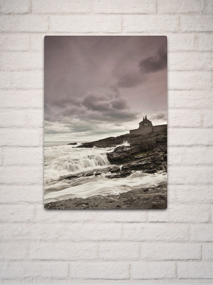 Metal Print, The bathing house designed and sold by james  thow