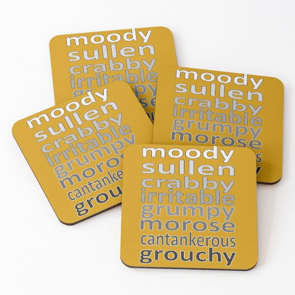 Item preview, Grouchy words designed and sold by MeyrellesMartin.