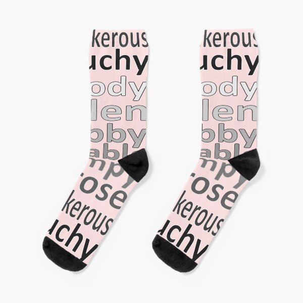 Grouchy words Socks