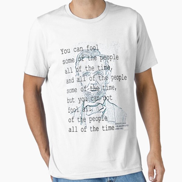 Item preview, Abraham Lincoln, his famous quote about fooling the people designed and sold by D. DAVID.