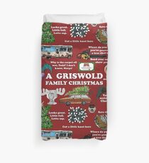 Christmas Vacation Collage Duvet Cover