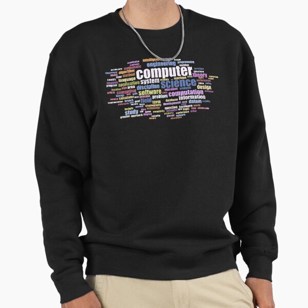 Computer Science Colored Word Cloud Design of Key Terms