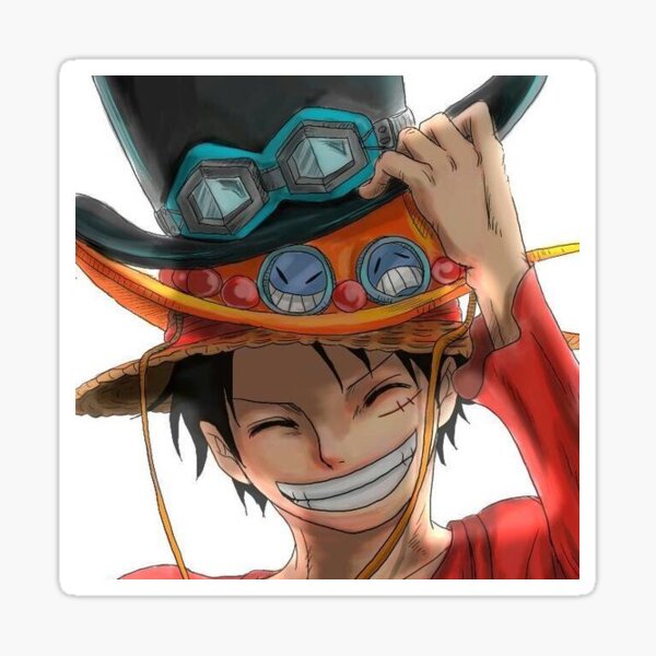 Luffy Ace Stickers Redbubble