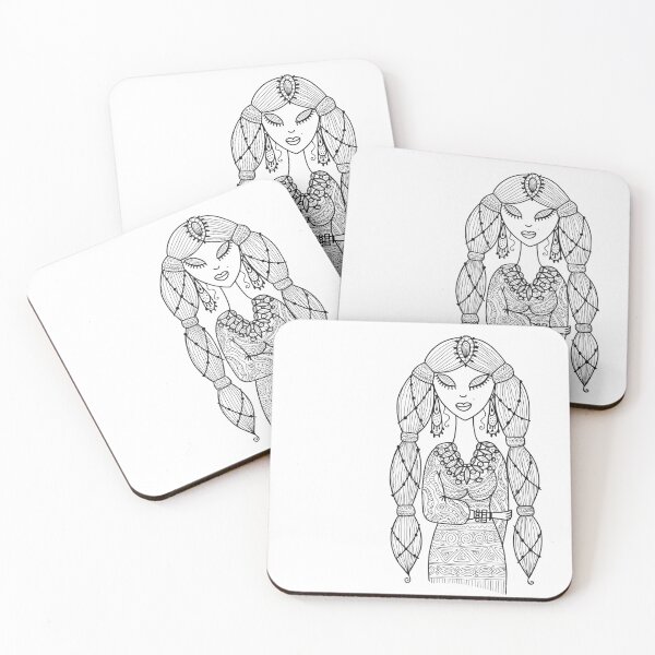 Item preview, Ethnic woman designed and sold by Kudryashka.