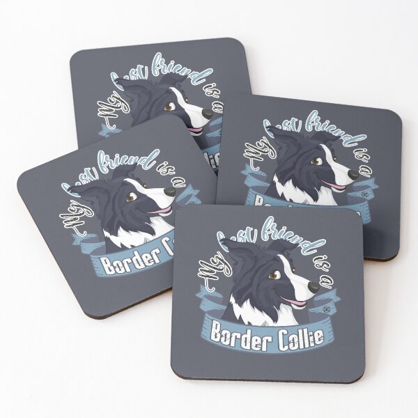 Item preview, My Best Friend is a... Border Collie - Black&White designed and sold by DoggyGraphics.