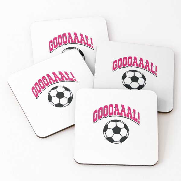 Item preview,  'Goooaaal!' (White ALT) designed and sold by The Button Gal.