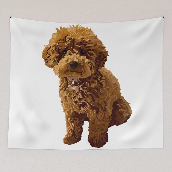 Item preview, Ginger the Toy Poodle designed and sold by Quick Brown Fox Canada.