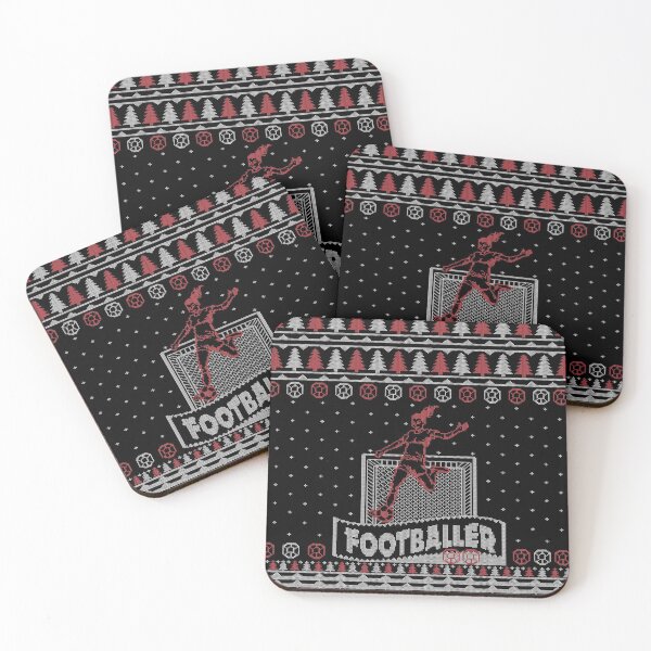 Aperçu de l'œuvre Footballeur vêtement de Noël créée et vendue par Cheap Women's Shirts.