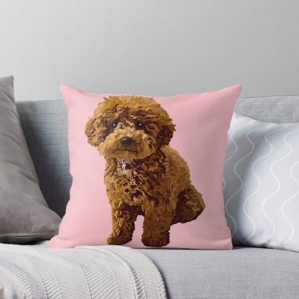 Item preview, Ginger the Toy Poodle in Pink designed and sold by Quick Brown Fox Canada.