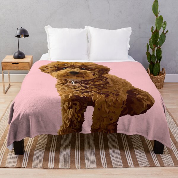 Item preview, Ginger the Toy Poodle in Pink designed and sold by Quick Brown Fox Canada.