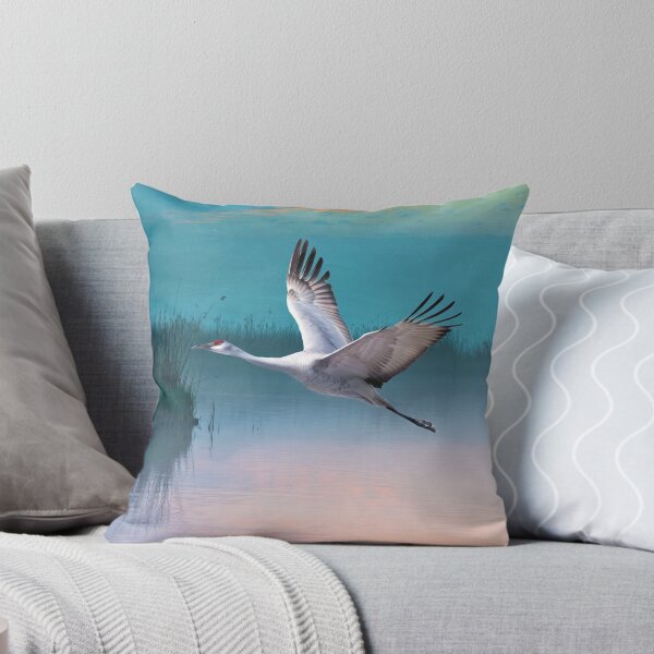 Item preview, Sandhill Crane and Misty Marshes designed and sold by FineArtography.