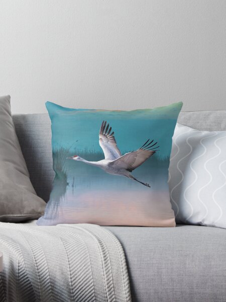 Item preview, Sandhill Crane and Misty Marshes designed and sold by FineArtography.