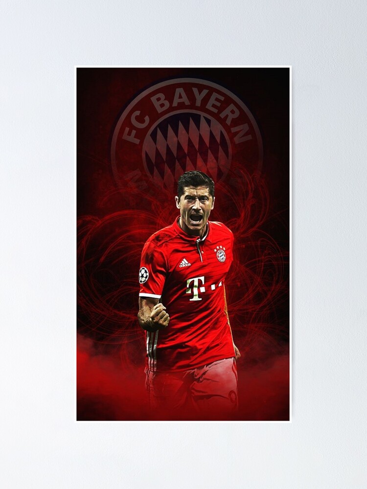 Lewandowski Wallpaper Poster By Enifujito Redbubble