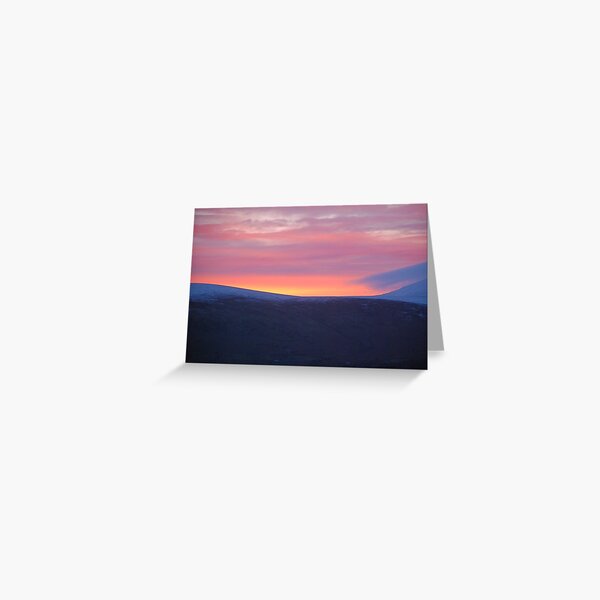 Wickow Winter Sunrise Greeting Card