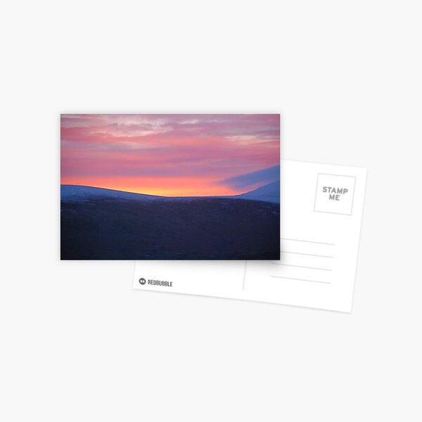 Wickow Winter Sunrise Postcard