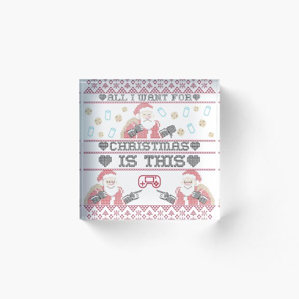 Item preview, Christmas Santa wishes for video games designed and sold by spdesign83.