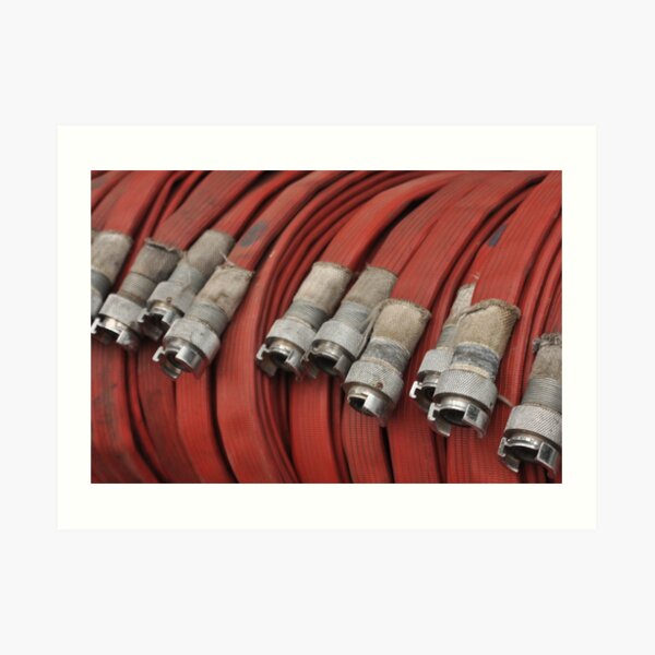 Fire Hoses Art Print