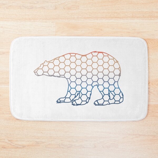 Item preview, Rainbow Hexagons Bear  designed and sold by FFelder.
