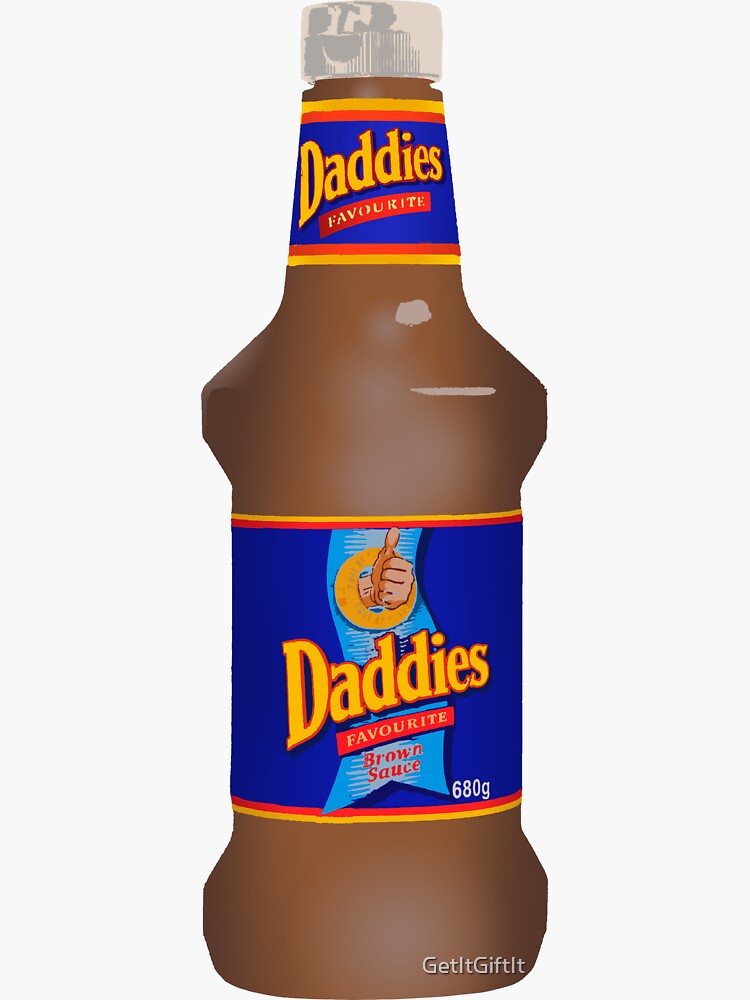 "Daddies Sauce Condiment Bottle design" Sticker for Sale by GetItGiftIt