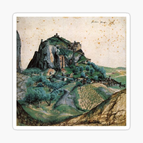 Item preview, watercolor view of the arco  by Albrecht Durer circa 1500 designed and sold by Vintage Designs +.