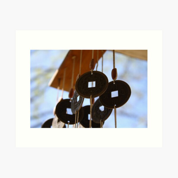 Coin Wind Chime Art Print