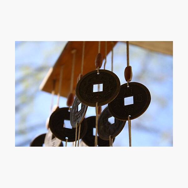Coin Wind Chime Photographic Print
