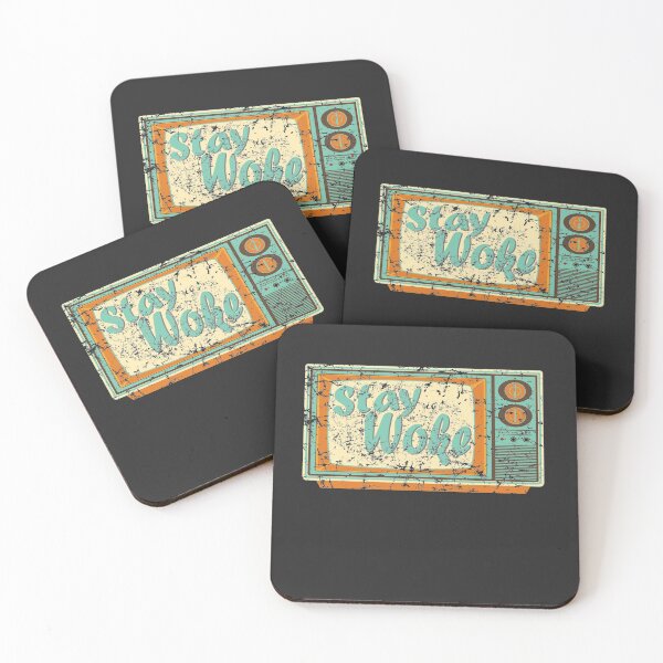 Item preview, Stay Woke Vintage TV designed and sold by Spoof-Tastic.