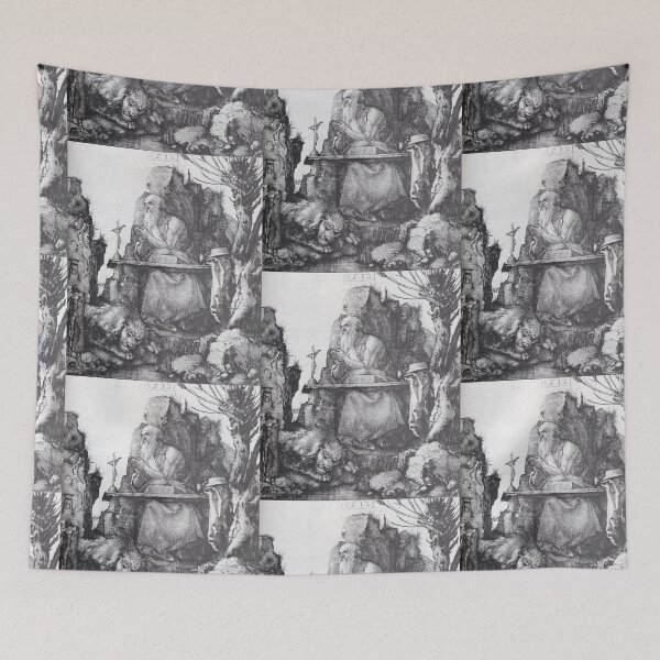 Item preview, st Jerome by the pollard willow by Albrecht Durer circa 1500 designed and sold by Vintage Designs +.