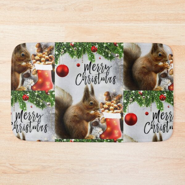 Item preview, Official Campus Squirrel Report Christmas Squirrel! Merry Christmas Squirrel.  designed and sold by Edgot Emily Dimov-Gottshall.
