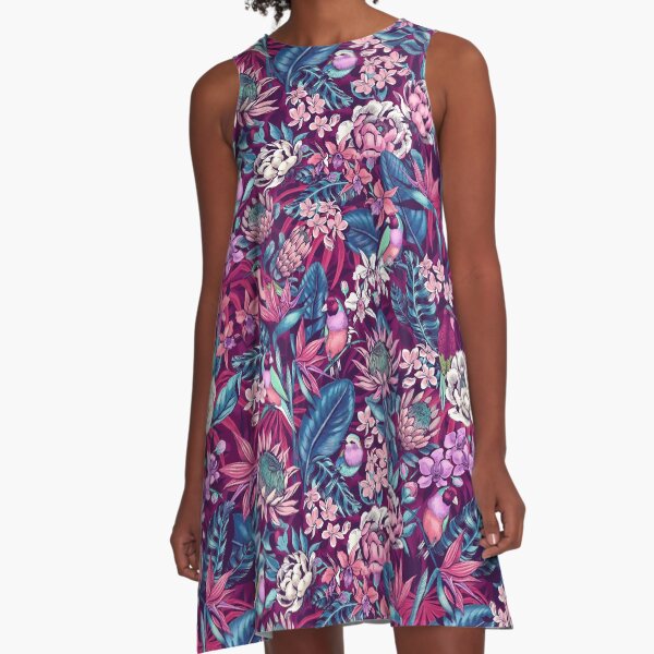 Stand Out! (ultraviolet 1) A-Line Dress
