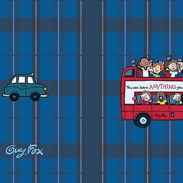 Artwork thumbnail, Guy Fox London Bus (Tartan) by GuyFox