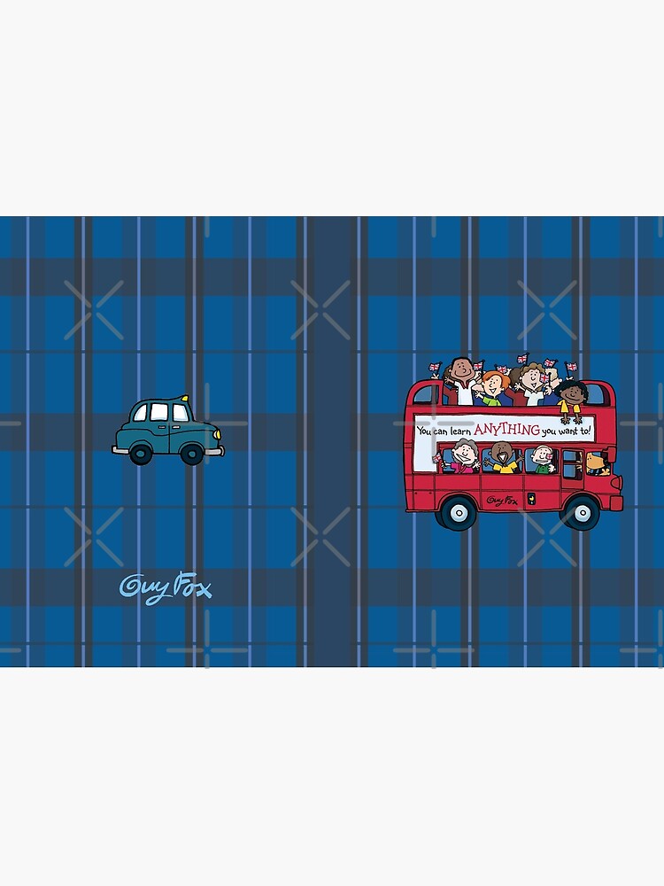 Thumbnail 3 of 3, Journal, Guy Fox London Bus (Tartan) designed and sold by GuyFox.