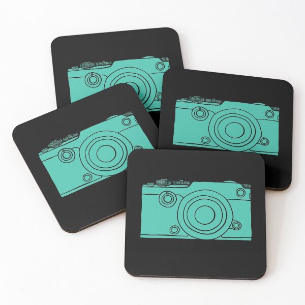 Item preview, Retro 35mm Film Camera - Pen F - Teal designed and sold by MOREDANKMEMES.