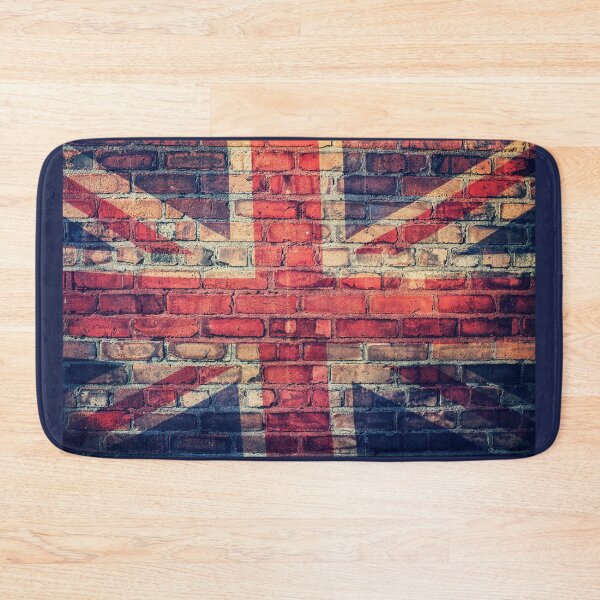 Item preview, Union jack brick wall designed and sold by SJAPhoto.
