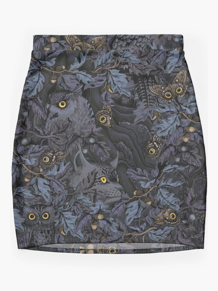 Thumbnail 3 of 4, Mini Skirt, Fit In (moonlight blue) designed and sold by Lidija Paradinovic Nagulov.