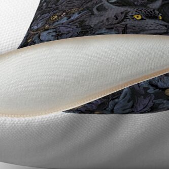 Alternate view of Fit In (moonlight blue) Throw Pillow