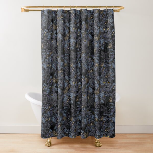 Disover Fit In (moonlight blue) Shower Curtain