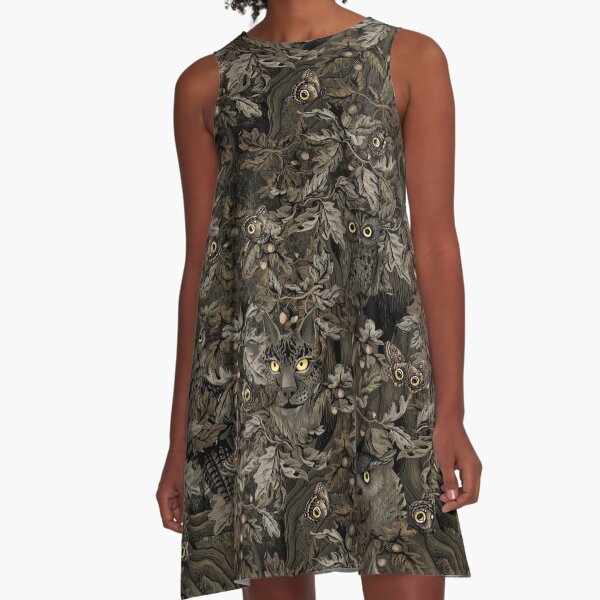 Fit In (autumn night) A-Line Dress