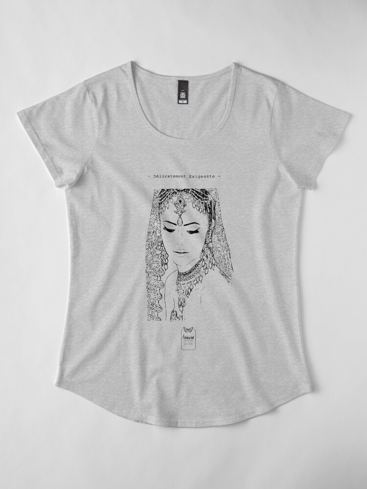 Alternate view of DELICATE DEMANDING Premium Scoop T-Shirt