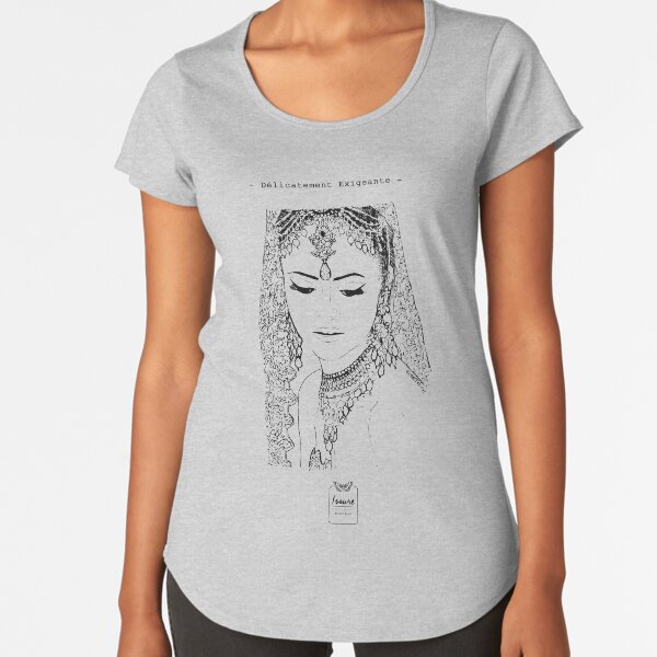 DÉLICATEMENT EXIGEANTE T-shirt premium échancré